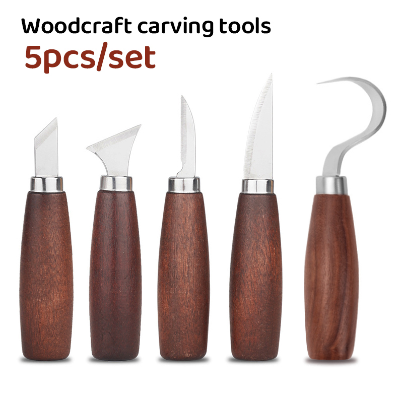 Wood Chisel Set - 5pcs tools for wood carving Chisel