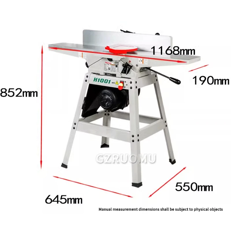 Woodworking Thicknesser - 6 Inch Tabletop Jointers Woodworking Benchtop