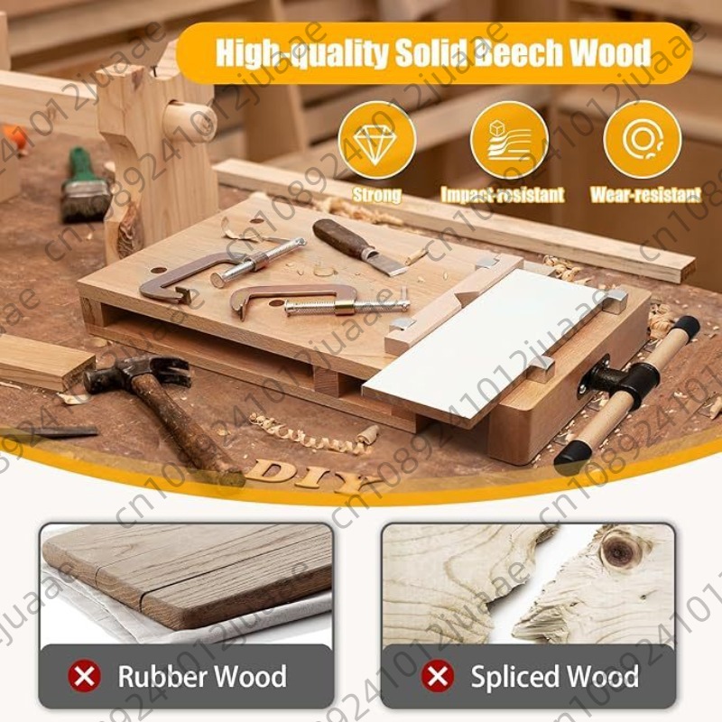 Hardwood Bench Desktop Woodwor - Woodworking Vise 评论和价格