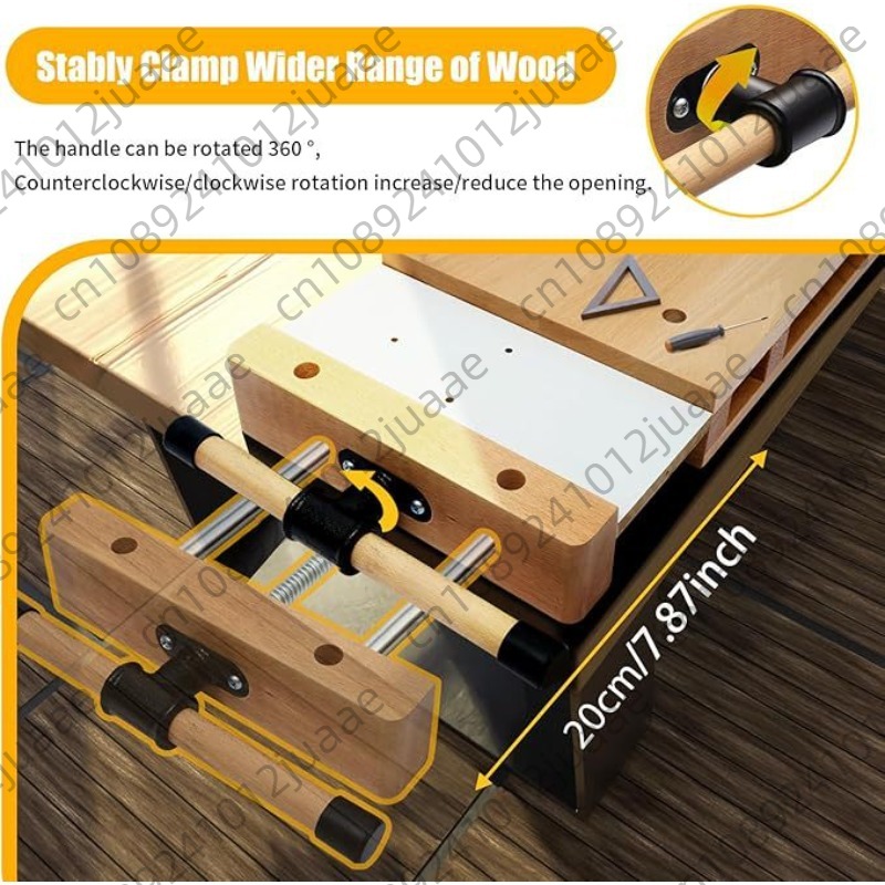 Hardwood Bench Desktop Woodwor - Woodworking Vise 评论和价格