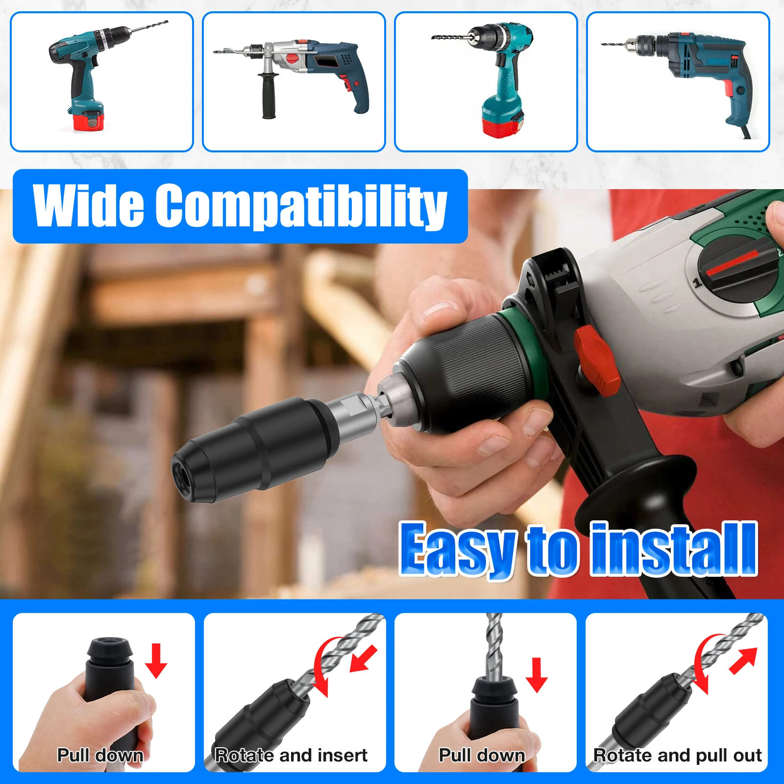1Pc SDS Plus to SDS Max Adapte - Woodworking Videos 评论和价格