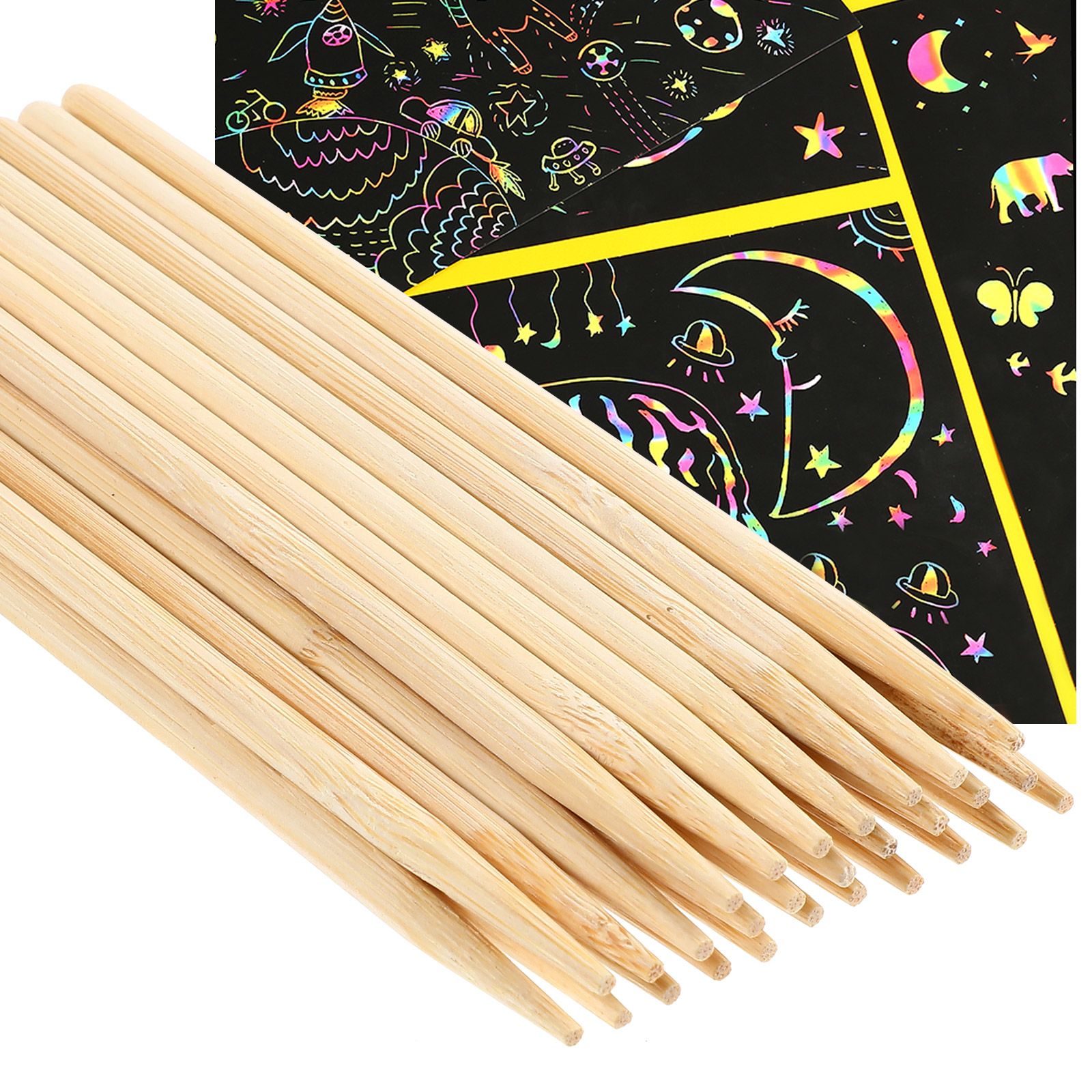 30pcs Scratch Bamboo Pens Wax  - Woodworking Art 评论和价格