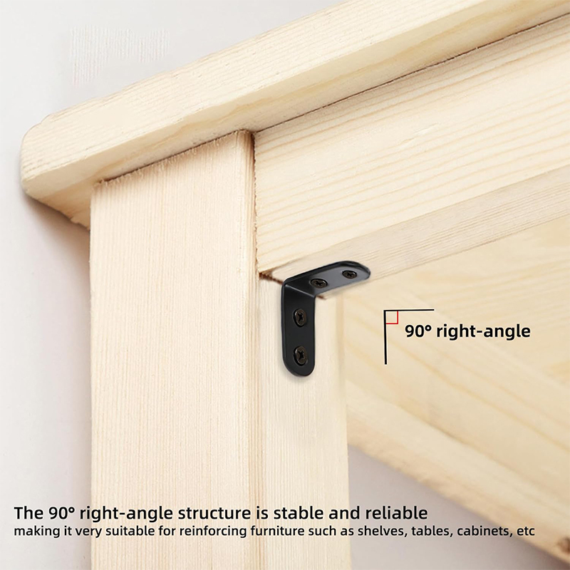 6-20 Pcs Black Corner Brace L  - Woodworking Joint 评论和价格
