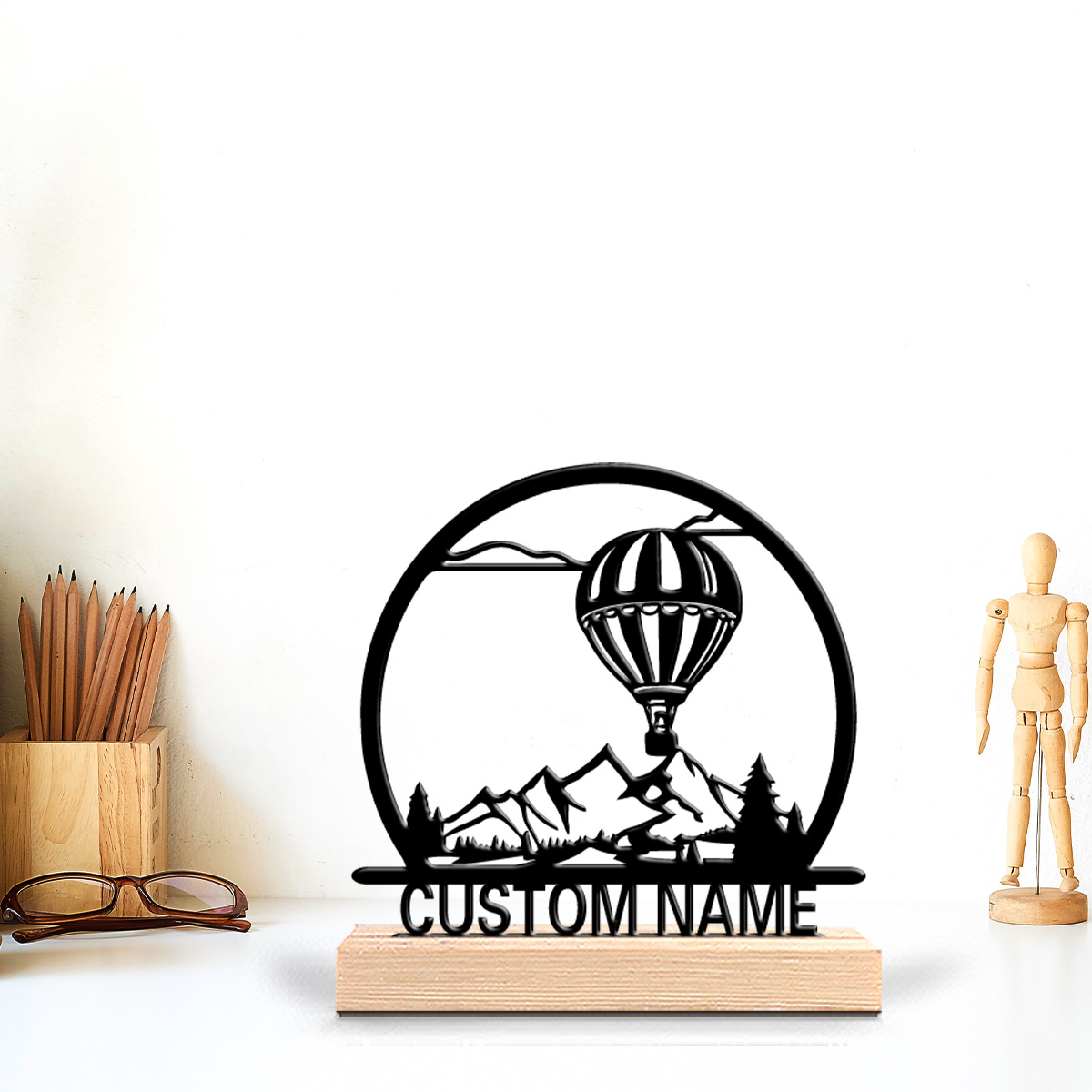 1pc Hot air balloon Customized - Woodworking Art 评论和价格