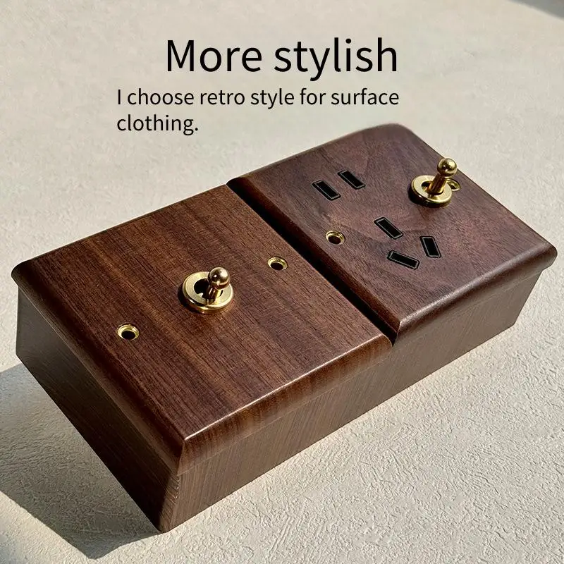 Type 86 Retro-style Exposed Sw - Woodworking Zone 评论和价格
