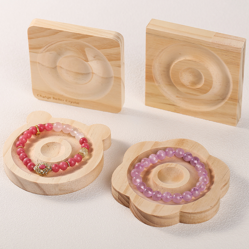 1Pc DIY Natural Wooden Beading - Woodworking Art 评论和价格
