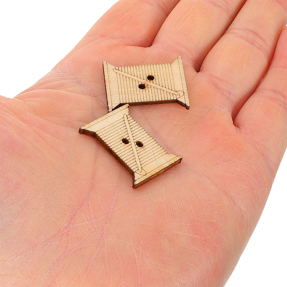 100Pcs Wooden Embroidery Floss - Woodworking Art 评论和价格