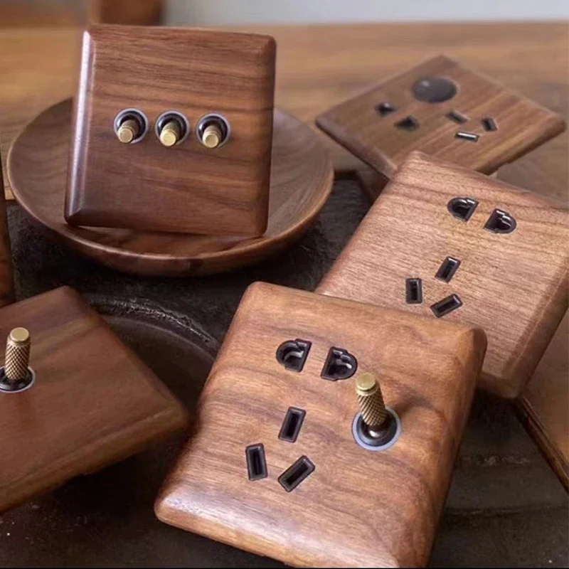 T&i Wood Switch Socket, 86 Wal - Woodworking Zone 评论和价格