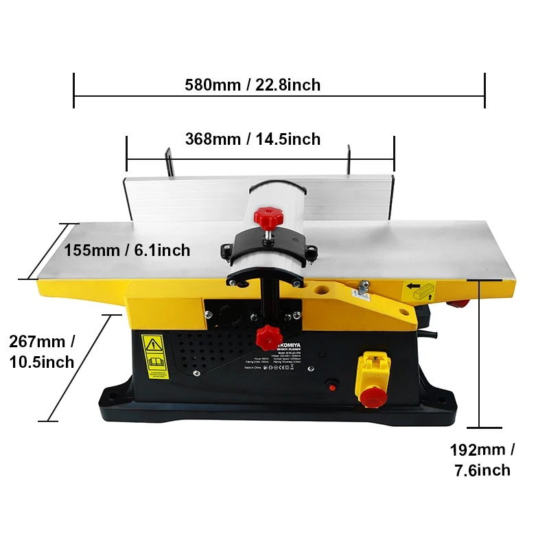 6 Inch Benchtop Wood Jointer P - Bench Plane Jointer 评论和价格