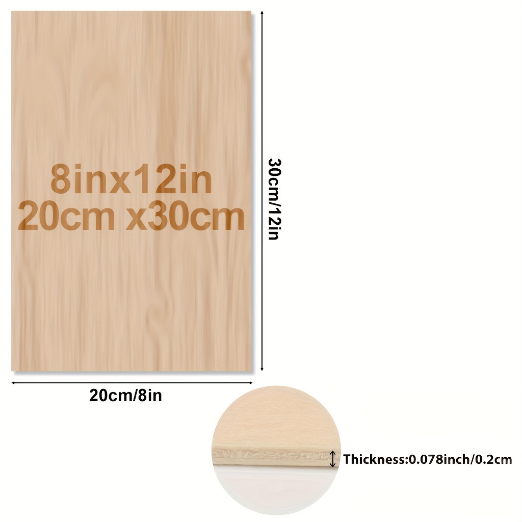 4/8 Pieces of Wood for Crafts  - Woodworking Zone 评论和价格