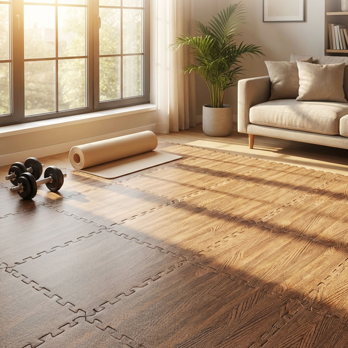 Wood Grain Interlocking EVA Fo - Woodworking Thicknesser 评论和价格